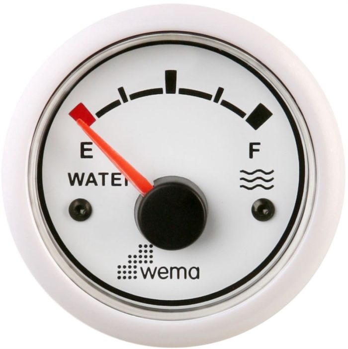 WEMA - POKAZIVAČ RAZINE VODE 0-190 OHM  52 mm