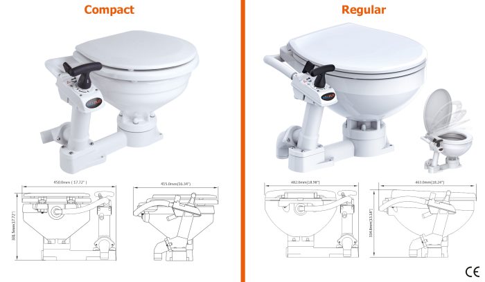 SEAFLO - MANUAL TOILET